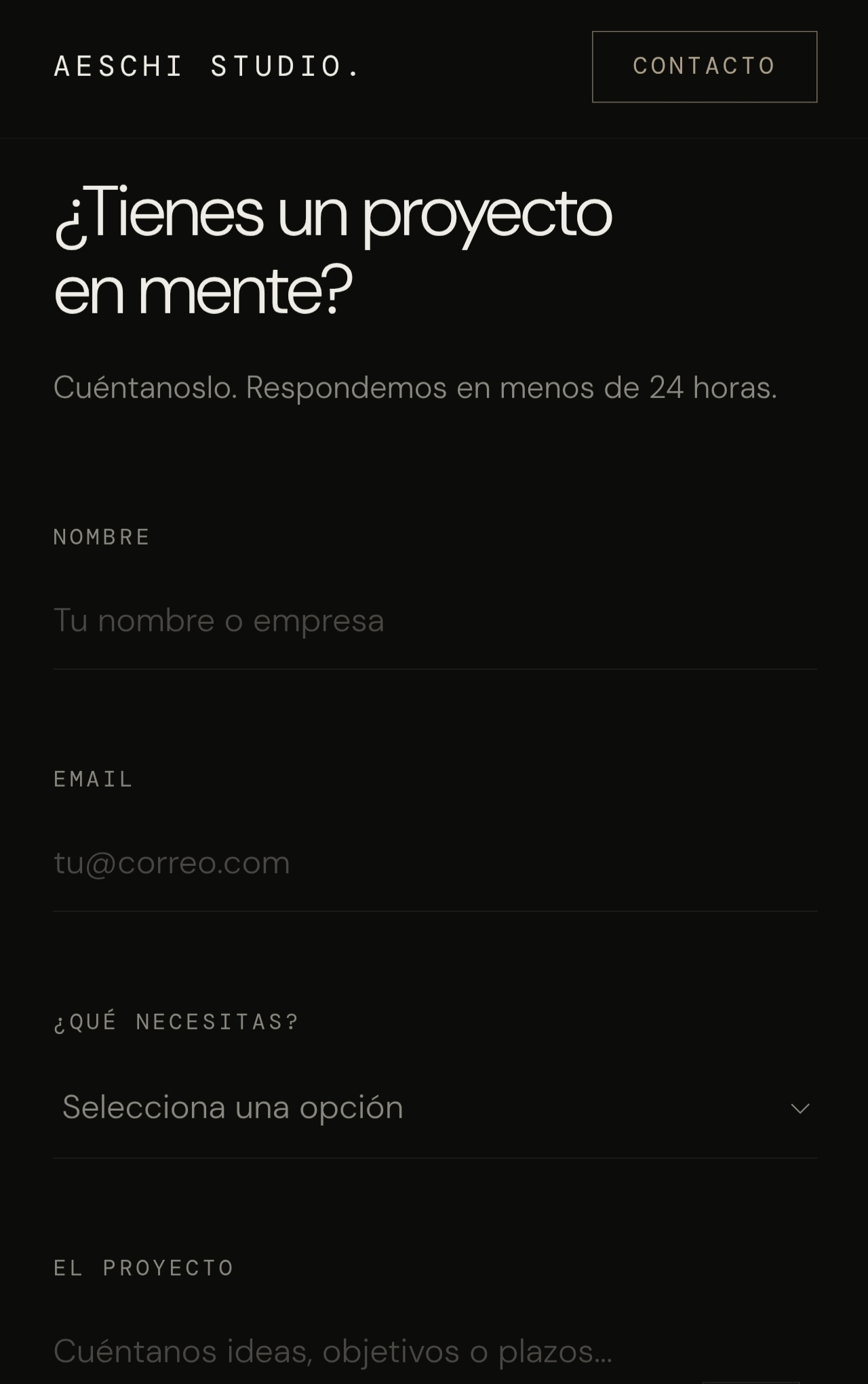 Formulario Contacto